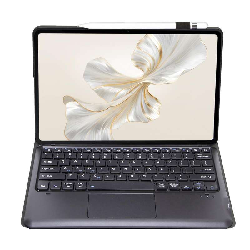 For Honor Pad 9 AH19-A TPU Ultra-thin Detachable Bluetooth Keyboard Tablet Leather Case with Touc...