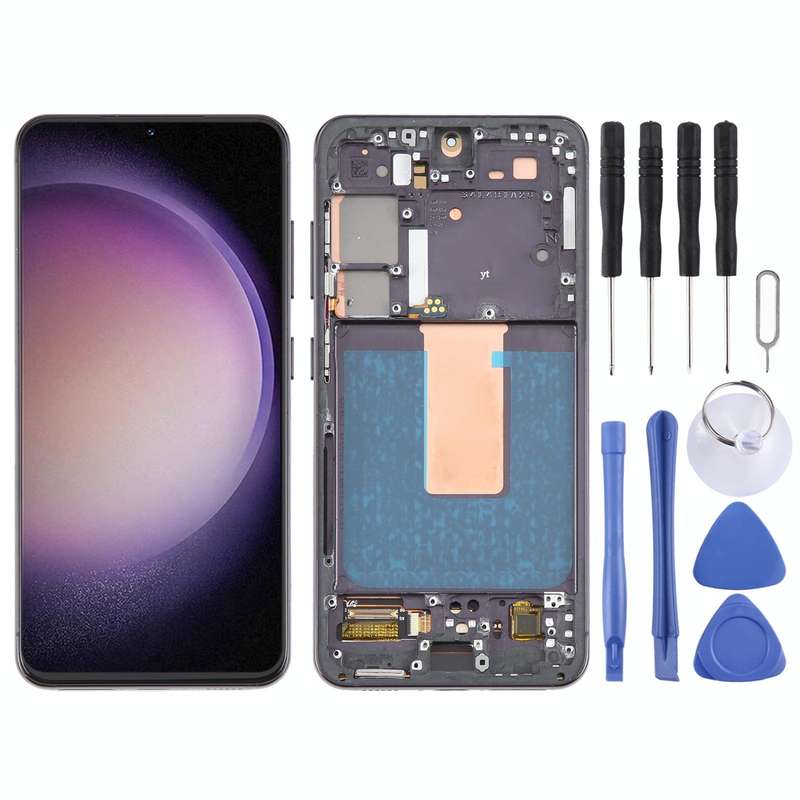 For Samsung Galaxy S23 SM-S911B 6.43 inch US Version OLED LCD Screen Digitizer Full Assembly with...