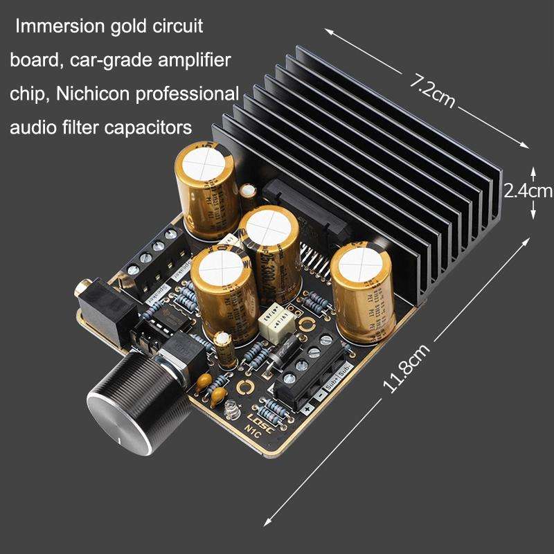 TDA7850 Amplifier Board 2.1 Channel 2x80W Car AB Type Amplifier Module DIY High Power 120W Bass