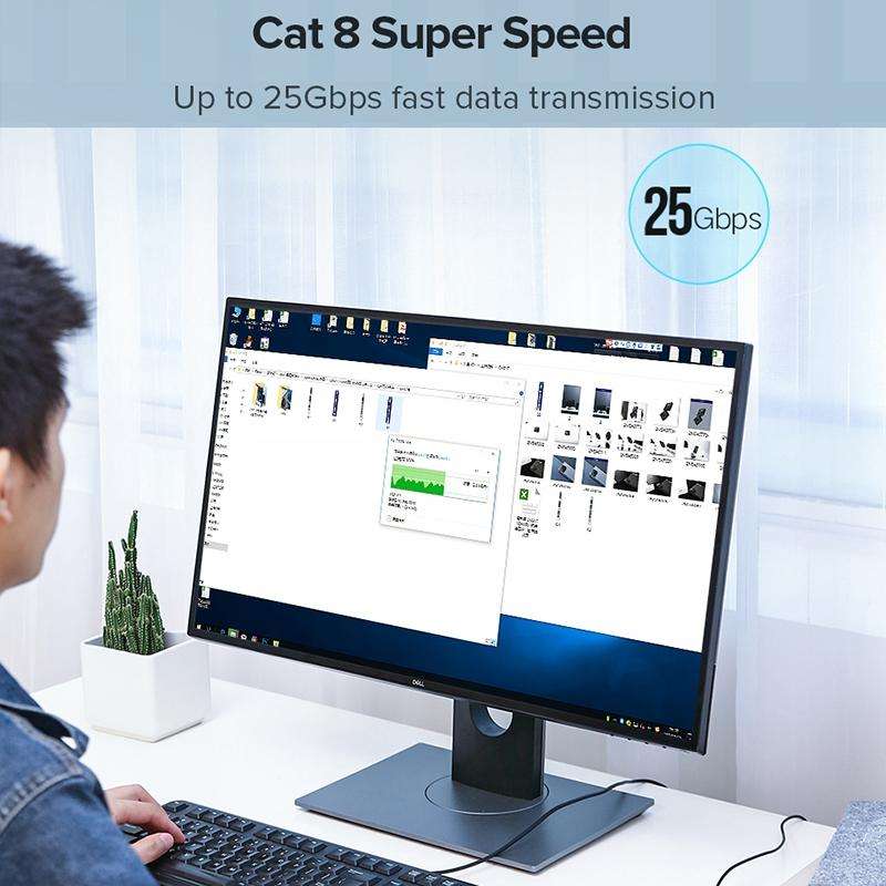UGREEN CAT8 Ethernet Network LAN Cable, Length:2m
