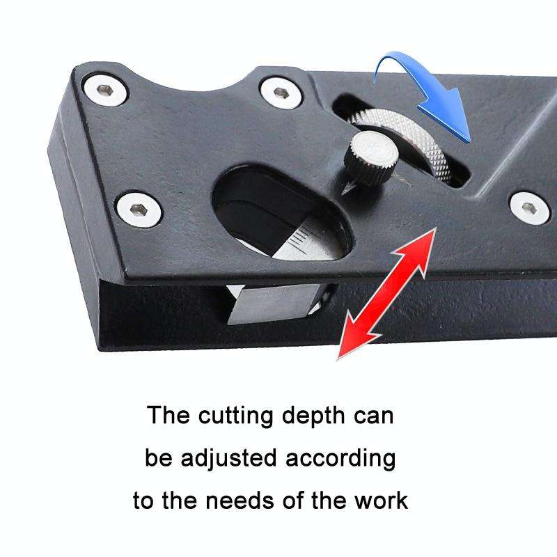 Adjustable Depth Woodworking Chamfering Planer, Specification: 3/16 Round Knife Head