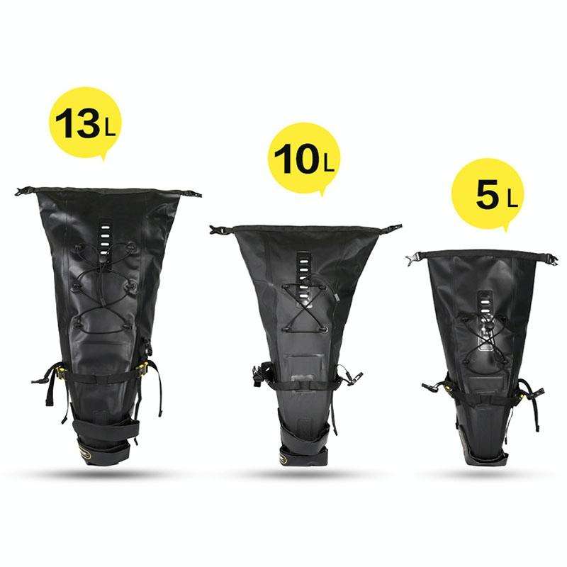 Rhinowalk RK19511 Full Waterproof Bicycle Saddle Tail Bag Big Capacity Road Bike Bag, Colour: RK1...