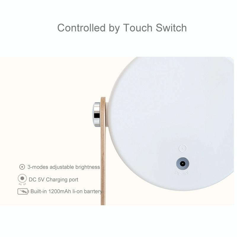 DC 5V Rechargeable Lantern Lamp Touch Control LED Light (White)