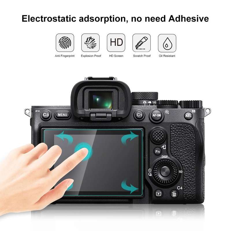 PULUZ 2.5D 9H Tempered Glass Film for Sony Alpha 7 IV / A7 IV / ILCE-7M4 / A7M4