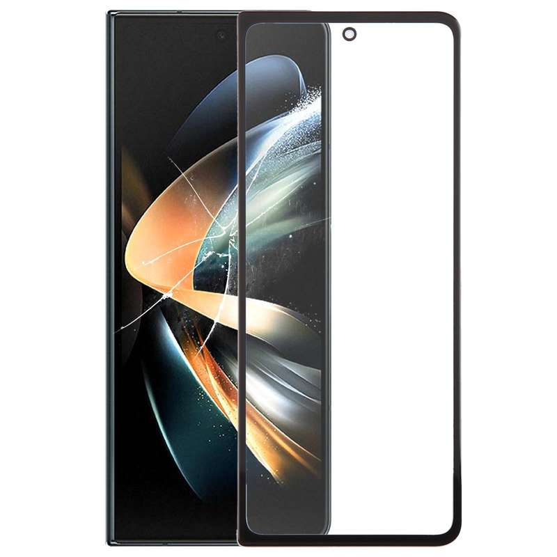 For Samsung Galaxy Z Fold4 SM-F936B/W23 LCD Secondary Screen Outer Glass Lens with OCA Optically ...