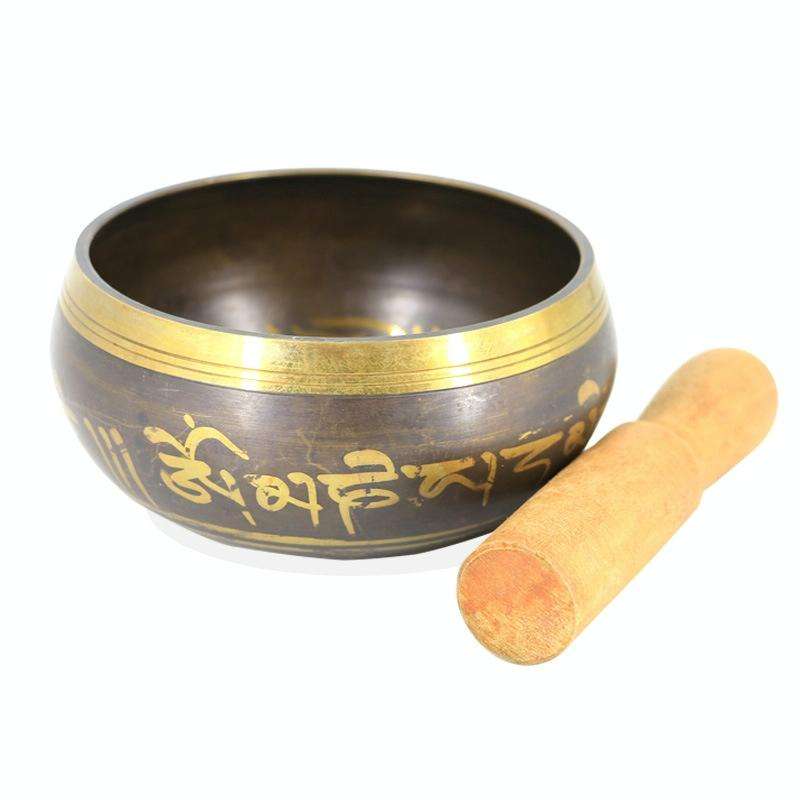 FB02-T8 Buddha Sound Bowl Yoga Meditation Bowl Home Decoration, Random Color And Pattern Delivery...