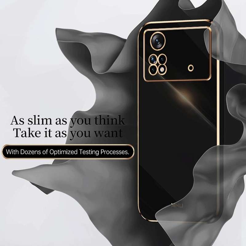 For Xiaomi Poco M4 Pro XINLI Straight Edge 6D Electroplate TPU Phone Case(Celestial Blue)