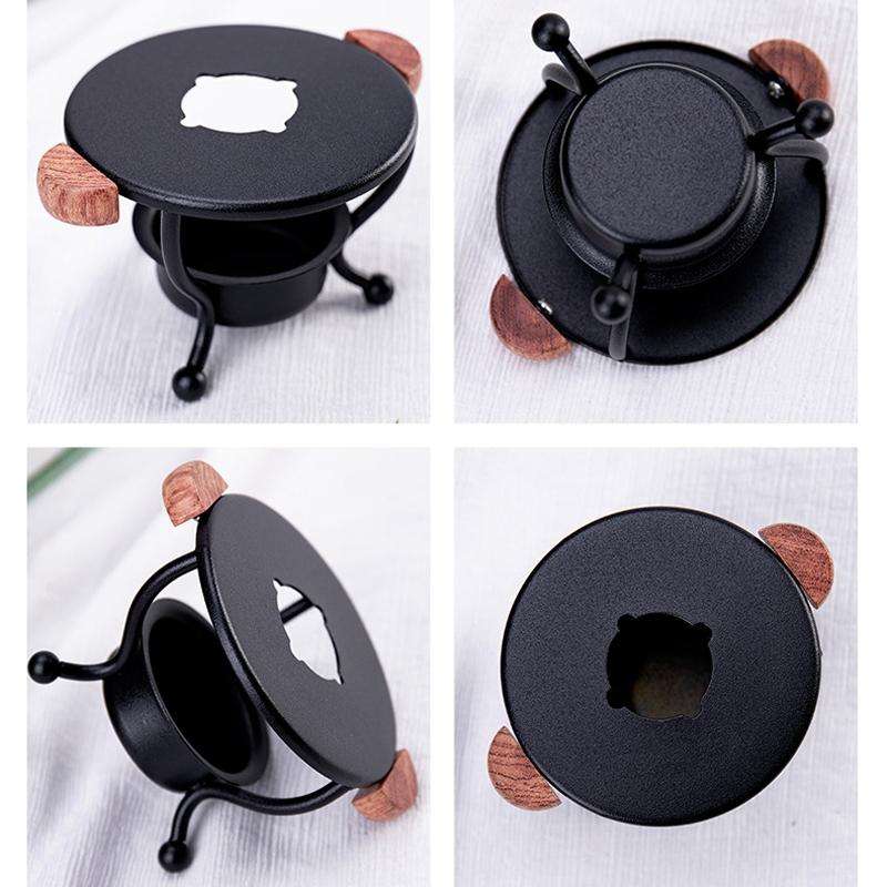 Seal Wax Warmer Tealight Candle Warmer Vintage Candle Holder(Black)