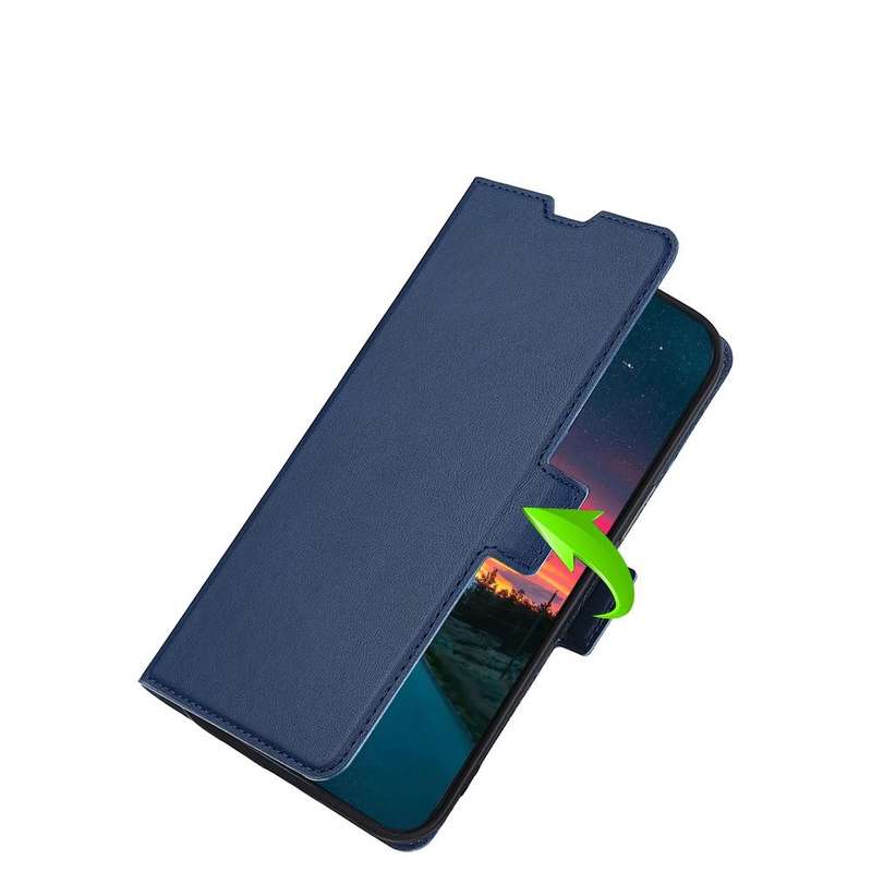 For Google Pixel 7 5G Ultra-thin Voltage Side Buckle Leather Phone Case(Blue)