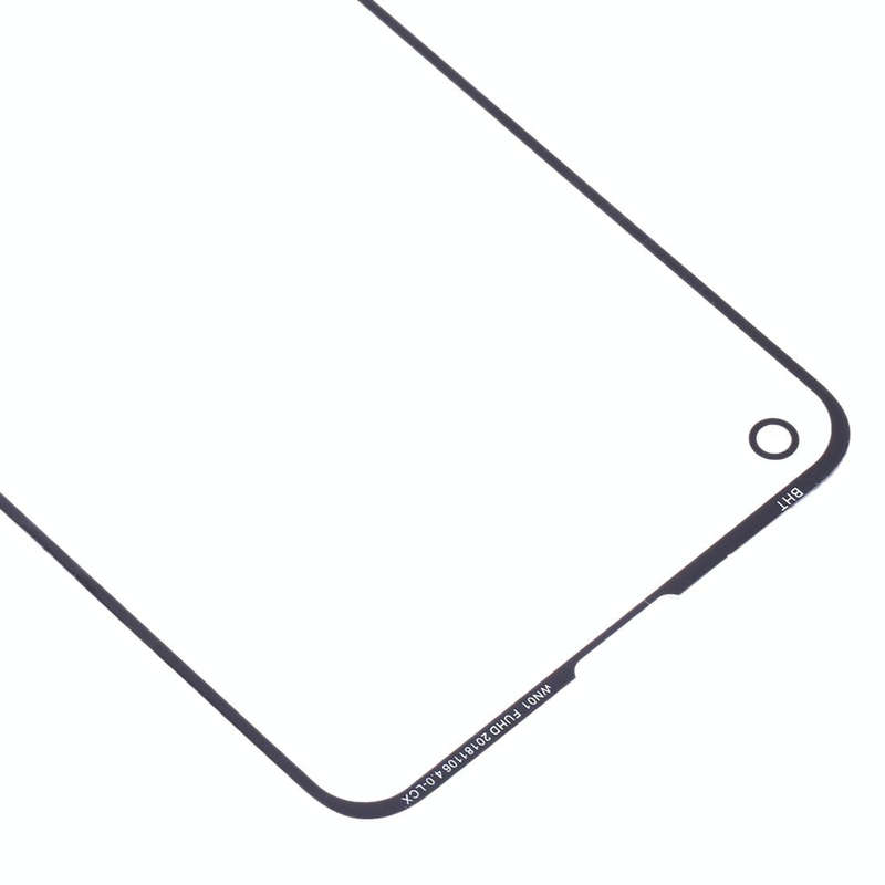 For Samsung Galaxy S10e SM-G970F/DS, SM-G970U, SM-G970W 10pcs Front Screen Outer Glass Lens (Black)