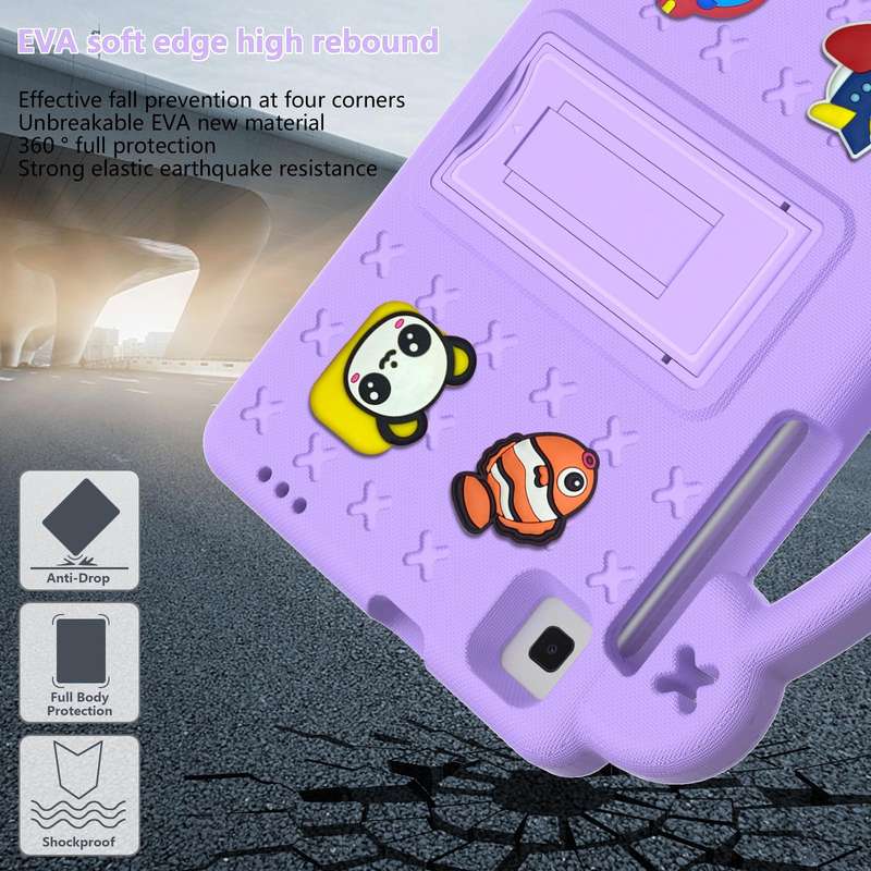 For Samsung Galaxy Tab A7 Lite 8.7 2021 T220/T225 Handle Kickstand Children EVA Shockproof Tablet...