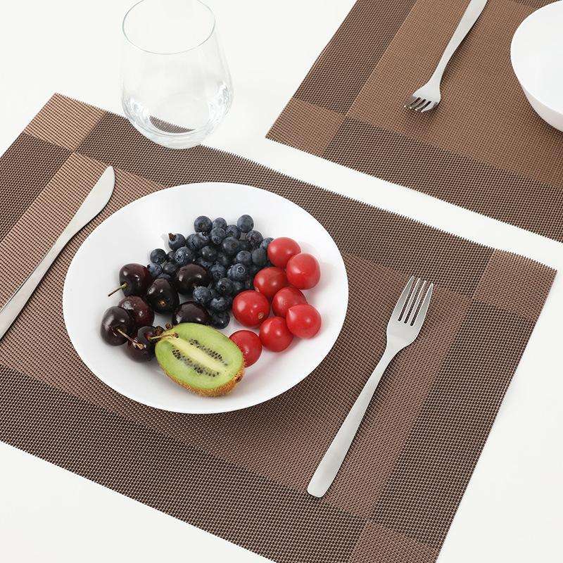 PVC Heat-insulating Non-slip Table Mat(Black)