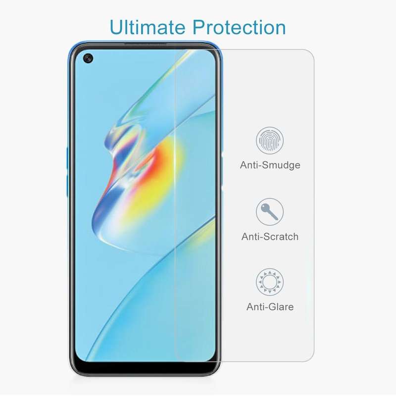 For OPPO A54 50 PCS 0.26mm 9H 2.5D Tempered Glass Film