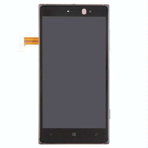 TFT LCD Screen for Nokia Lumia 830 Digitizer Full Assembly with Frame (Black)