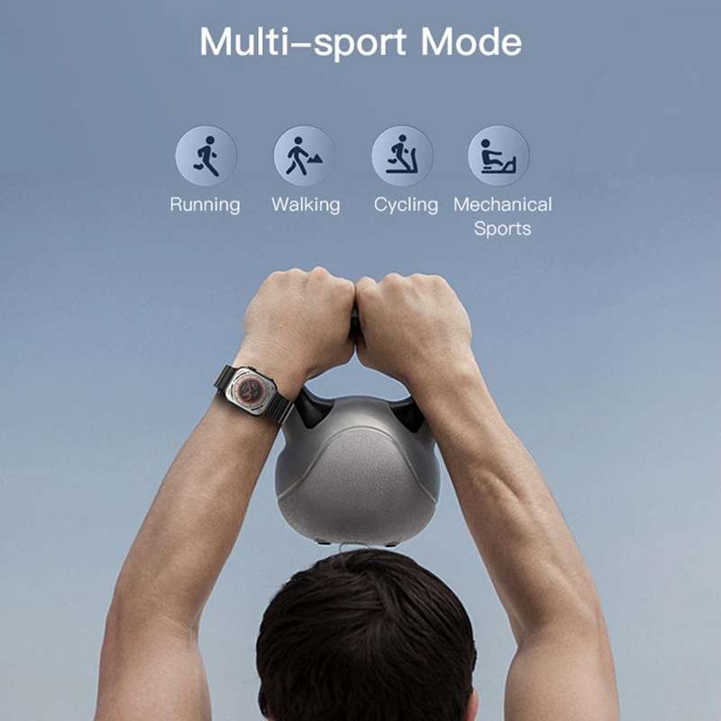 Yesido IO20 2.03 inch IP67 Waterproof Smart Watch, Support Heart Rate / Blood Oxygen Monitoring(B...