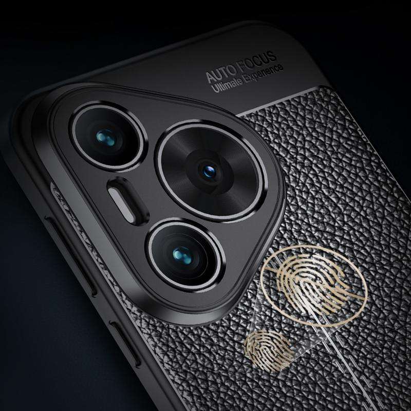 For Huawei Pura 70 Pro / 70 Pro+ Litchi Texture TPU Shockproof Phone Case(Black)