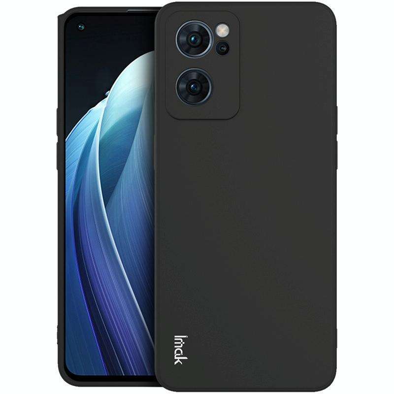 For OPPO Reno7 5G imak UC-4 Series Straight Edge TPU Soft Protective Case(Black)