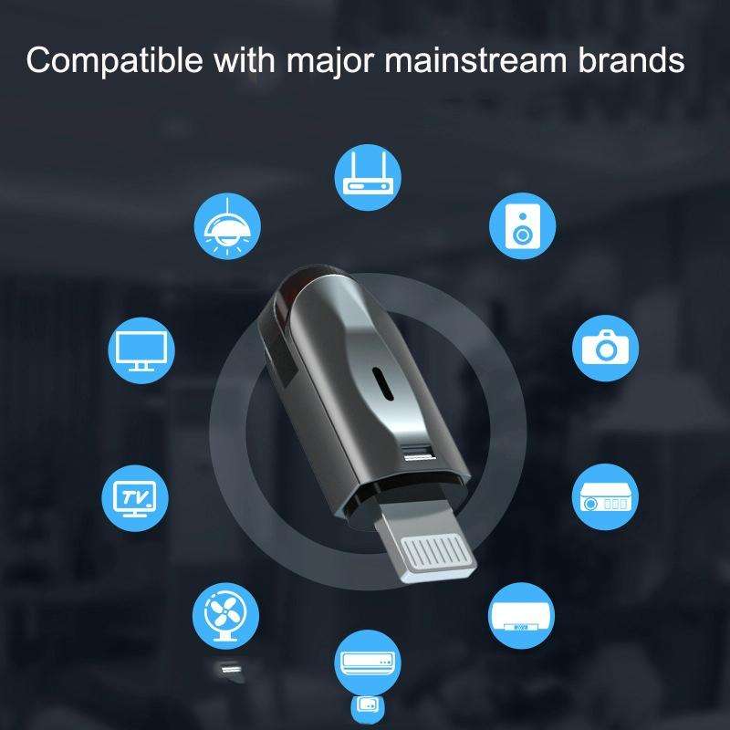 R10 Phone Smart Infrared Transmitter Learning Type Long Distance Remote Control, Interface: Type-...