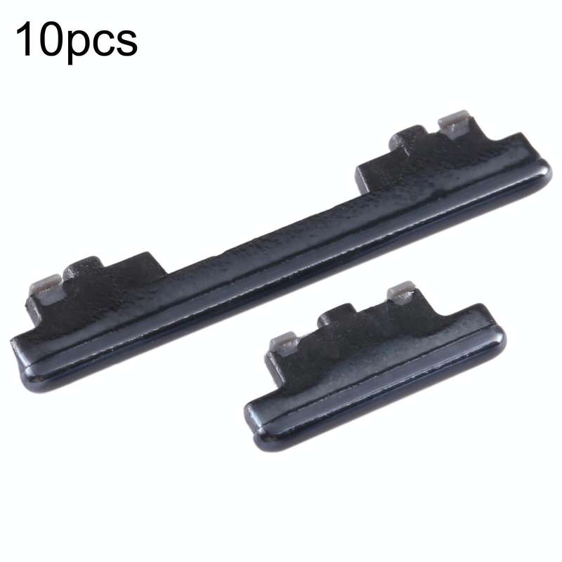 For Samsung Galaxy S20 FE SM-G780 10pcs Power Button + Volume Control Button(Black)