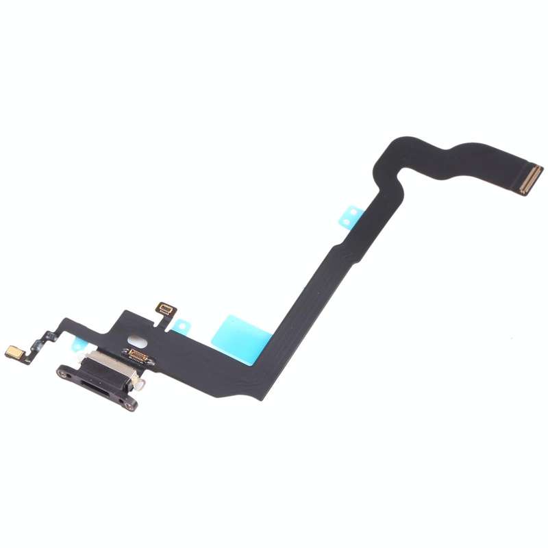 Original Charging Port Flex Cable for iPhone X (Black)