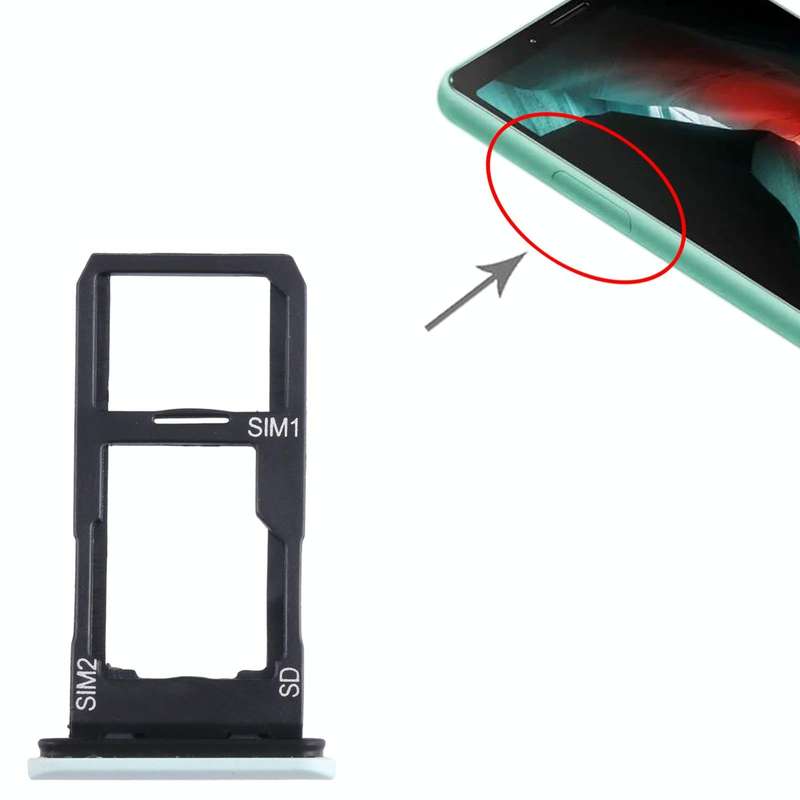 For Sony Xperia 10 II Original SIM + SIM / Micro SD Card Tray (Green)