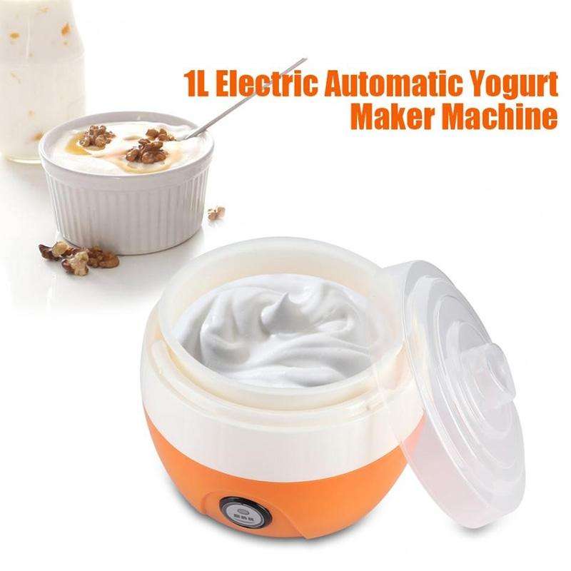Electric Automatic Yogurt Maker Machine Yoghurt DIY Tool Kithchen Plastic Container 220V Capacity...