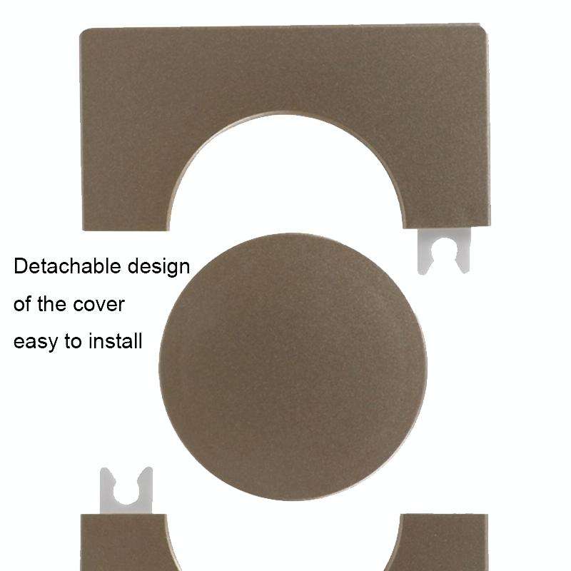 Square Hole Decoration Cover Wall Hole Plug, Style: 1.2cm Hole White