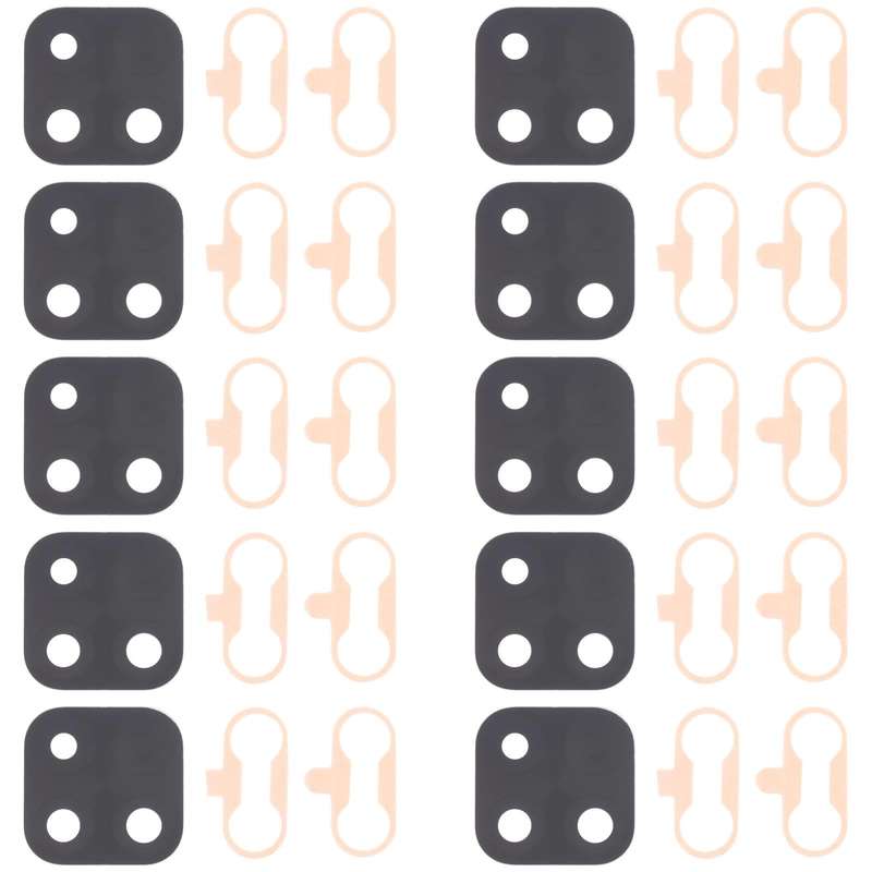 10 PCS Back Camera Lens For Xiaomi Redmi 10C/Redmi 10 India/Redmi 10 Power/Poco C40