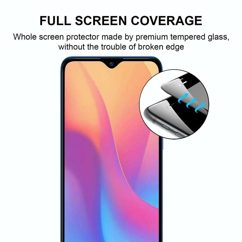 For Xiaomi Redmi 8 / Redmi 8a / Redmi 8a Pro / Redmi 8a Dual Full Glue Full Screen Tempered Glass...