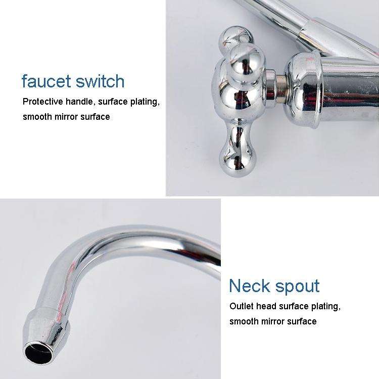 1/4 Quick Connect Faucet Small Three Prong Quick Connect Kitchen Water Purifier Faucet(2 Point Qu...