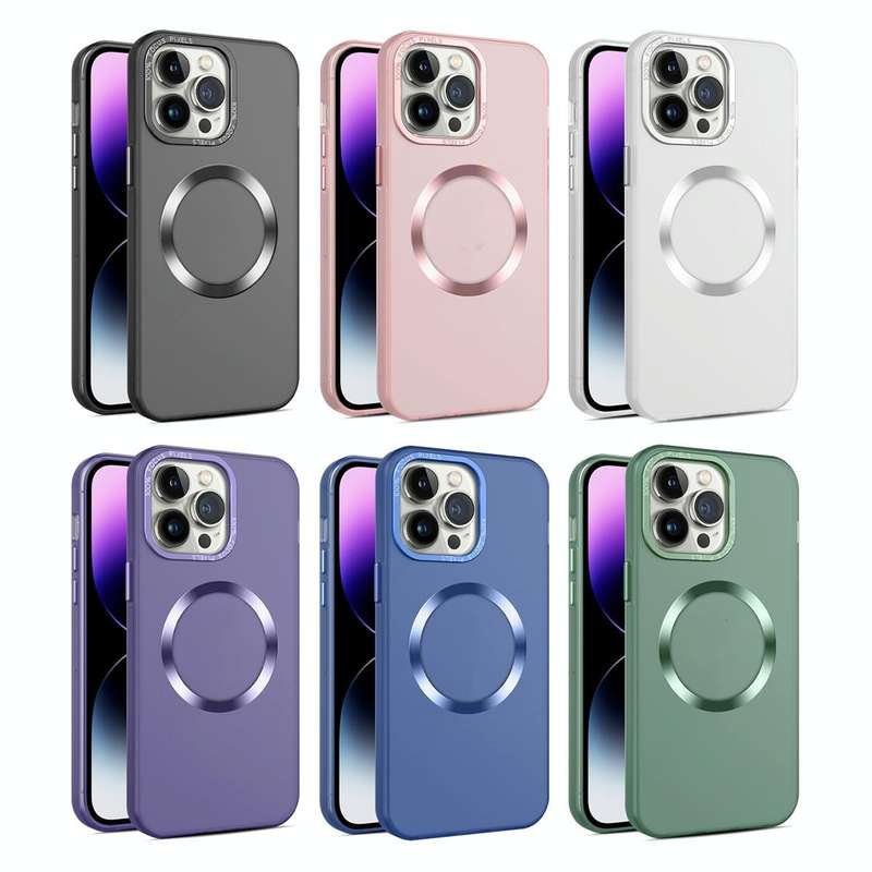 For iPhone XR CD Texture MagSafe Frosted Translucent Phone Case(Green)