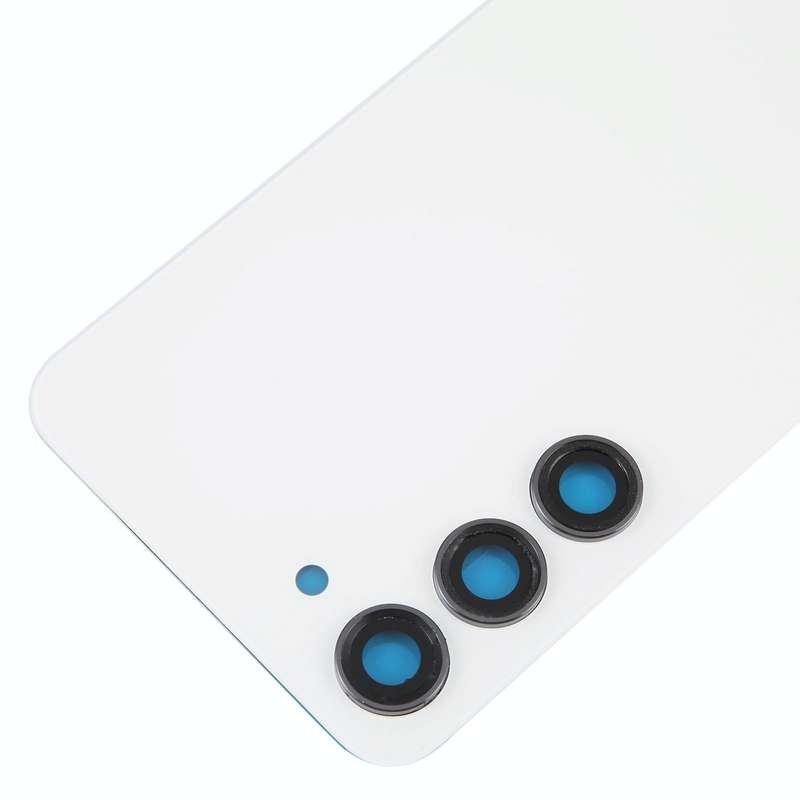 For Samsung Galaxy S23 SM-S911B OEM Glass Battery Back Cover with Camera Lens Cover(White)