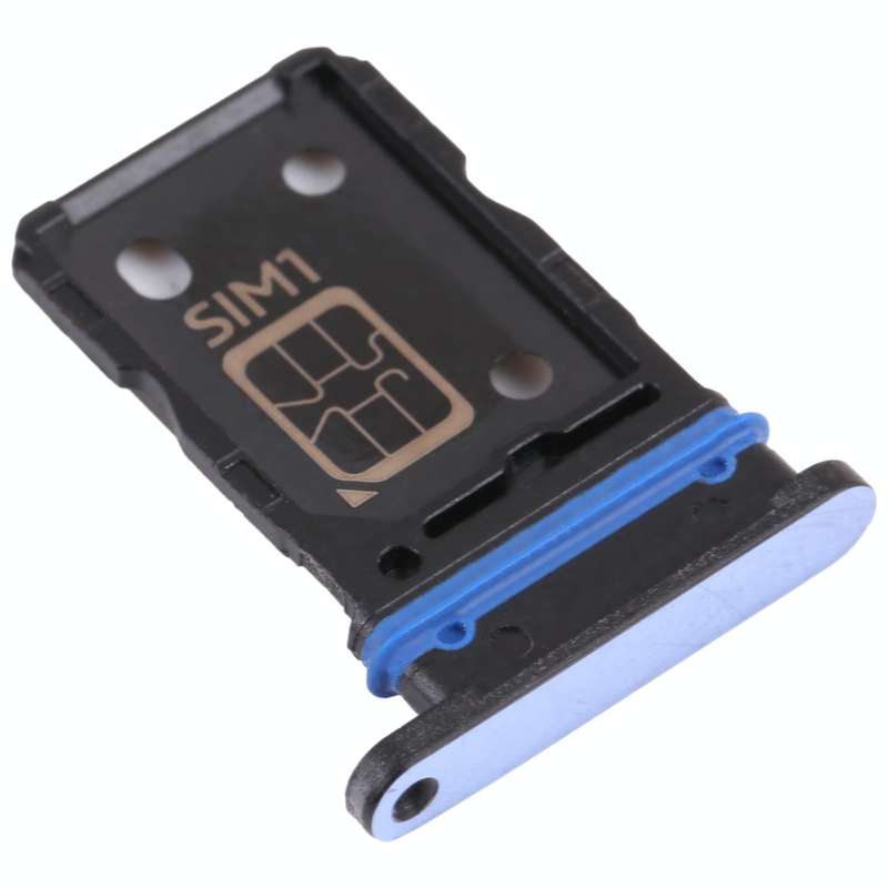 For vivo X70 V2133A V2104 SIM Card Tray + SIM Card Tray (Blue)