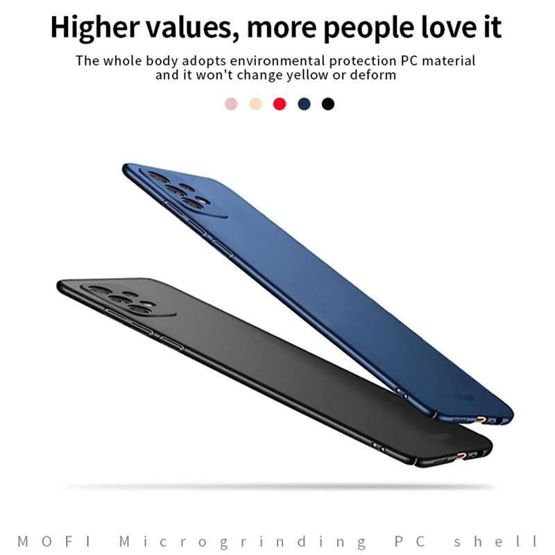 For Samsung Galaxy A52 5G / 4G MOFI Frosted PC Ultra-thin Hard Case(Black)