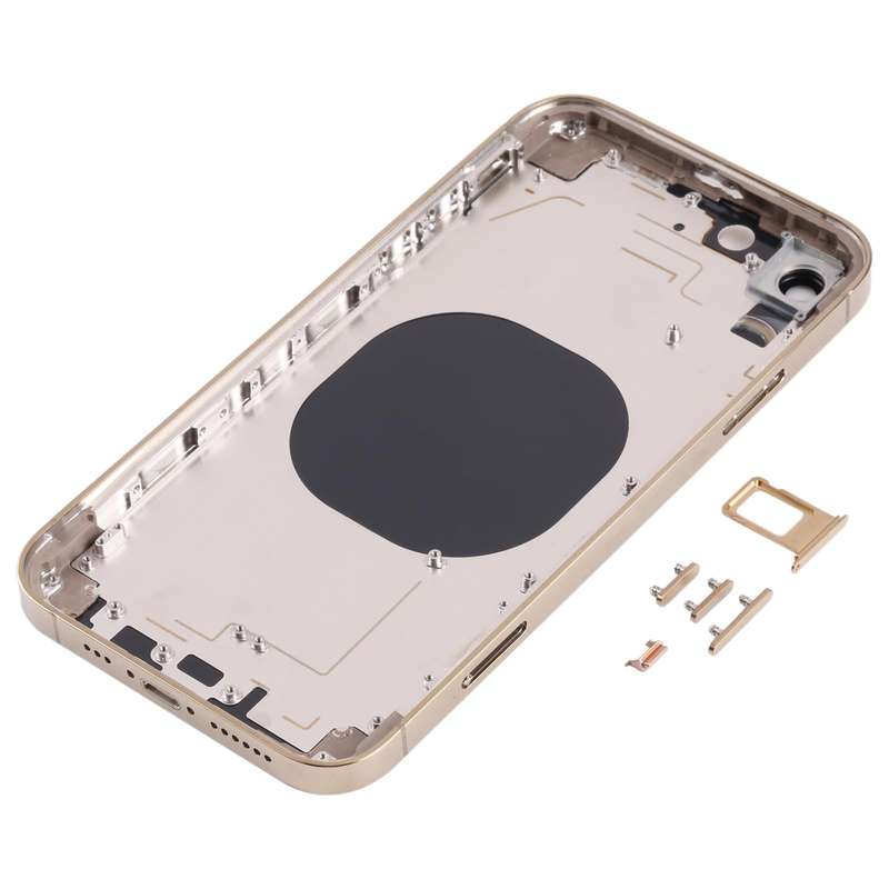 Stainless Steel Material Back Housing Cover with Appearance Imitation of iP13 Pro for iPhone XR(G...
