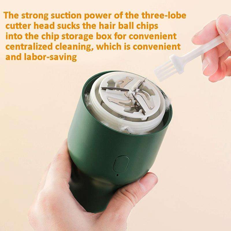 Rechargeable Hair Ball Trimmer Clothes Pilling Machine(White)