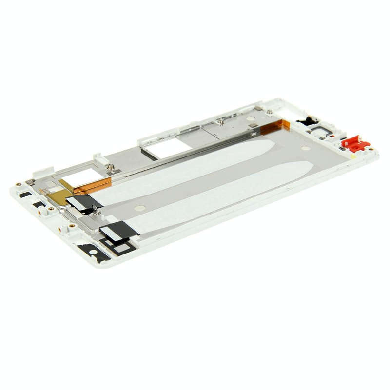 For Huawei P8 Front Housing LCD Frame Bezel Plate(White)