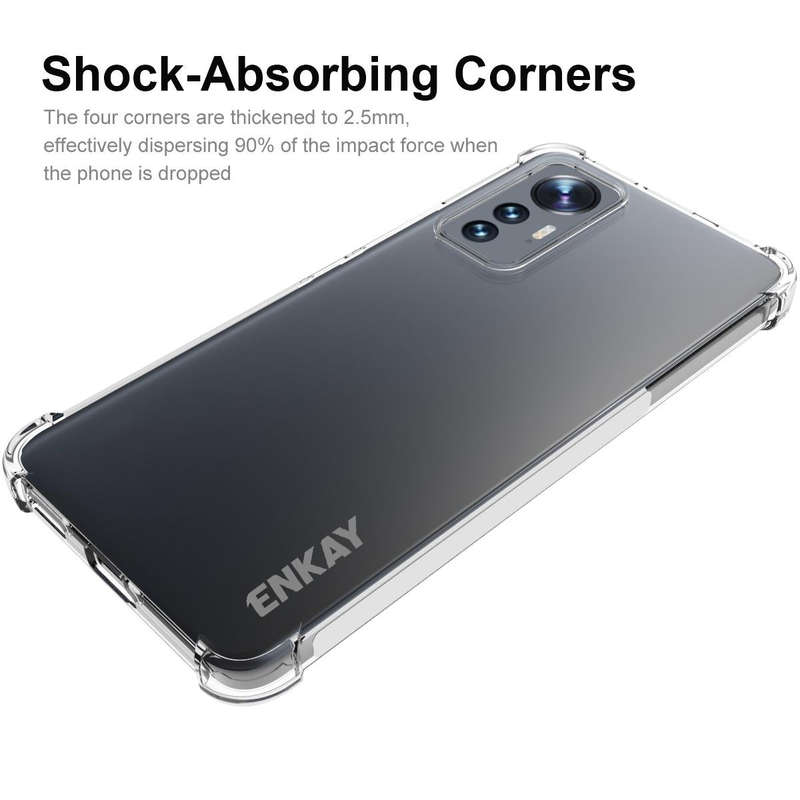 For Xiaomi 12 Lite ENKAY Clear TPU Shockproof Phone Case