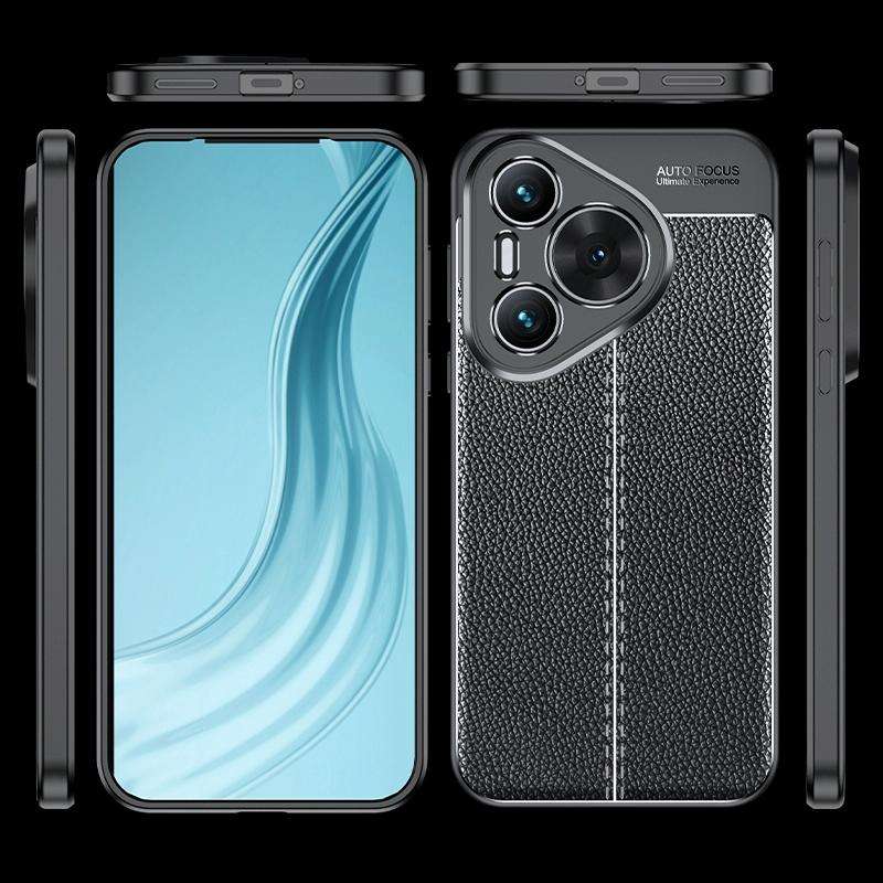 For Huawei Pura 70 Pro / 70 Pro+ Litchi Texture TPU Shockproof Phone Case(Blue)