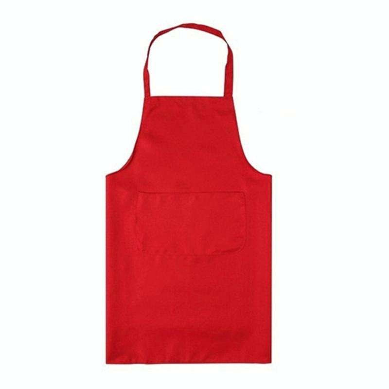 2PCS Kitchen Chef Aprons Cooking Baking Apron With Pockets(Orange)
