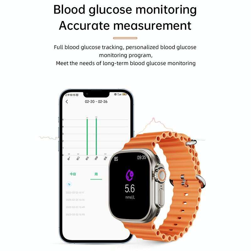 WS-E9 Ultra 2.2 inch IP67 Waterproof Silicone Band Smart Watch, Support Heart Rate / NFC(Black)