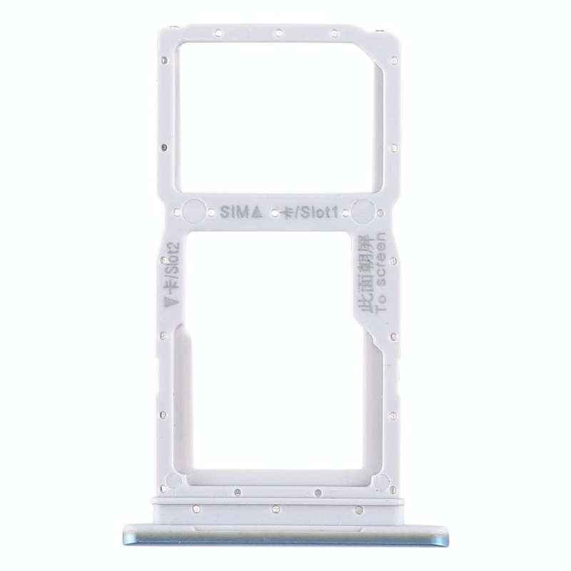 SIM Card Tray + SIM Card Tray / Micro SD Card Tray for Huawei Honor 9X / Honor 9X Pro(Baby Blue)