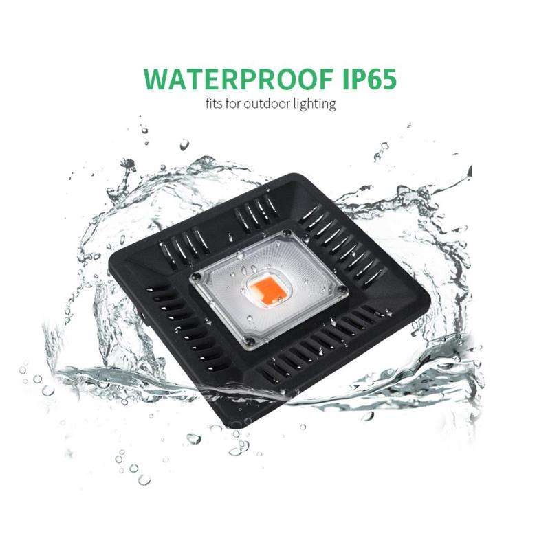 50W Ultra-Thin LED Plant Light, Full Spectrum COB Growth Light, Vegetable, Fruit & Flower Greenho...