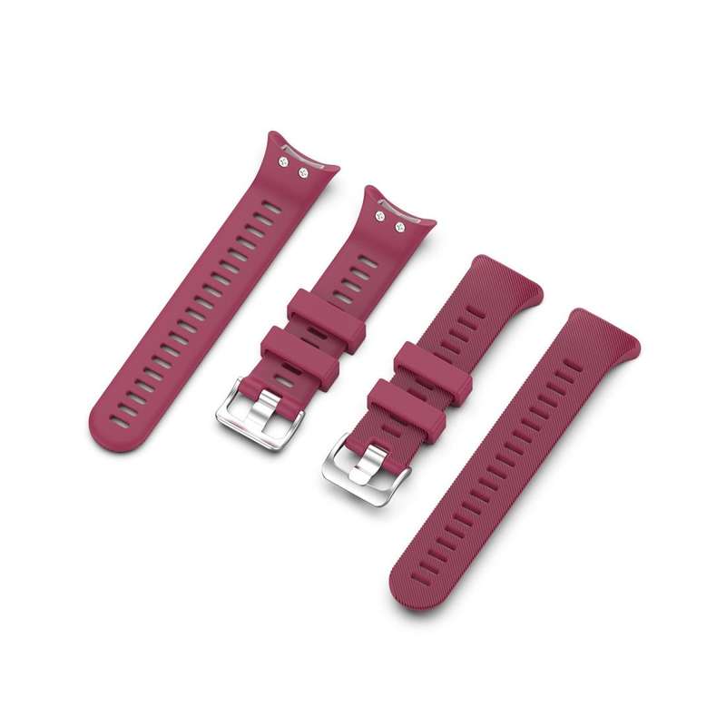 For Garmin Forerunner 45 & 45S Silicone Watch Band(Red Wine)