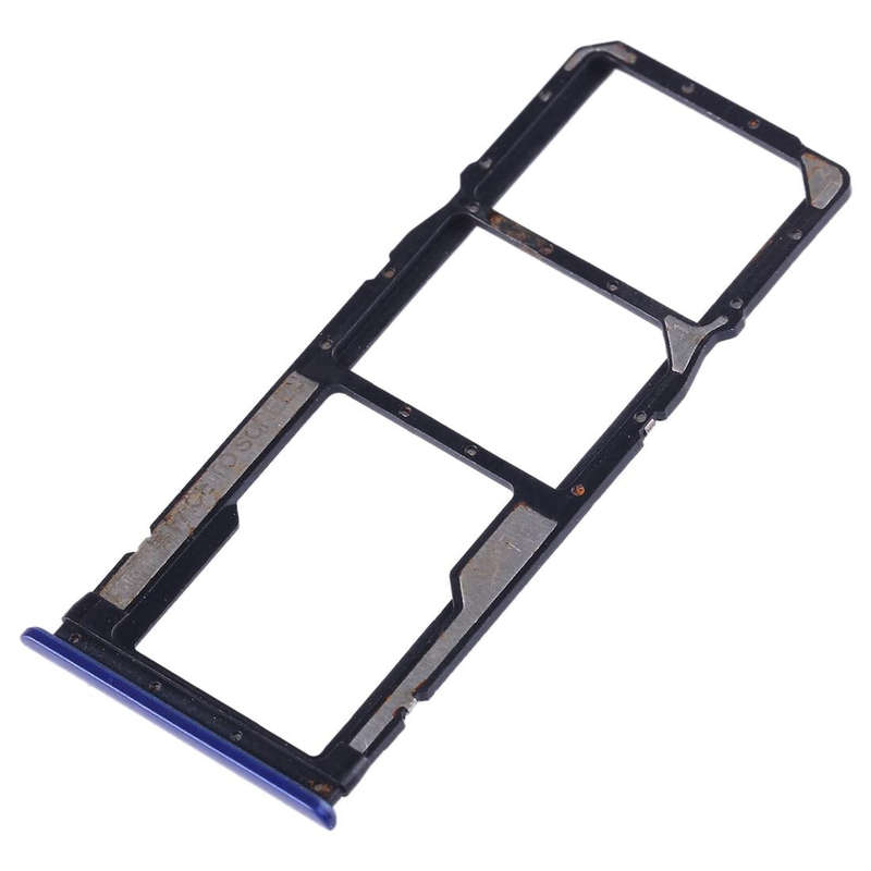 SIM Card Tray + SIM Card Tray + Micro SD Card for Xiaomi Redmi 7 (Blue)