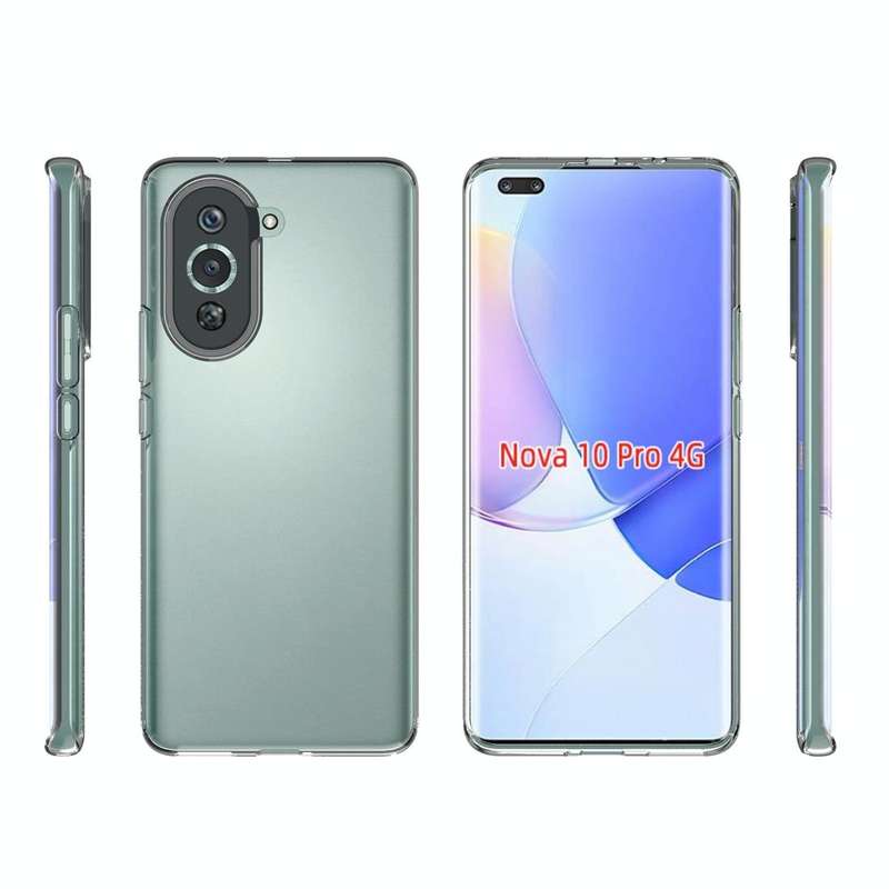 For Huawei nova 10 Pro 4G Waterproof Texture TPU Phone Case(Transparent)