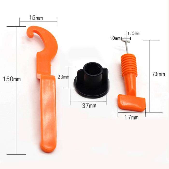 50 PCS Leveler Clip Leveling Device Paving Tile Positioning Aids