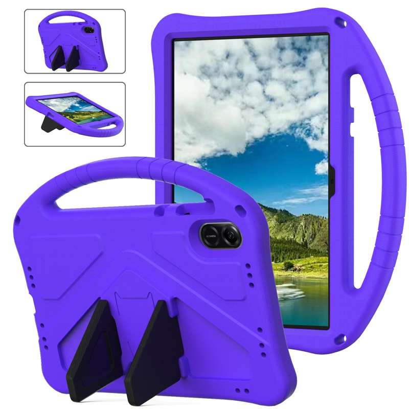 For Honor Pad X9 EVA Shockproof Tablet Case with Holder(Purple)