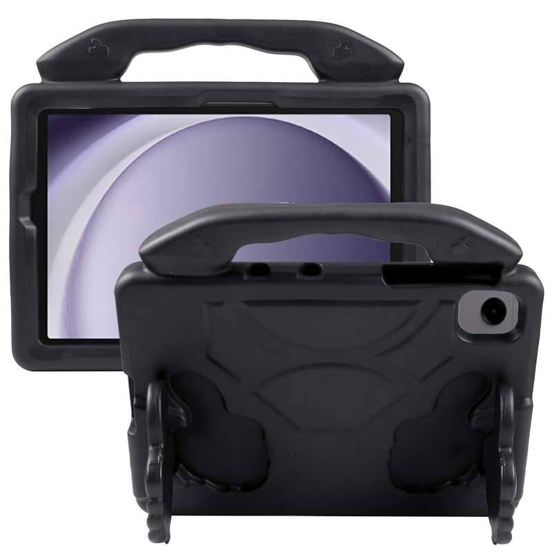 For Samsung Galaxy Tab A9+ 10.95 2023 Thumb Bracket EVA Shockproof Tablet Case(Black)