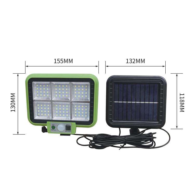 6 x 16 LED Outdoor Waterproof Solar Split Type Wall Light Human Induction Garden Corridor Househo...